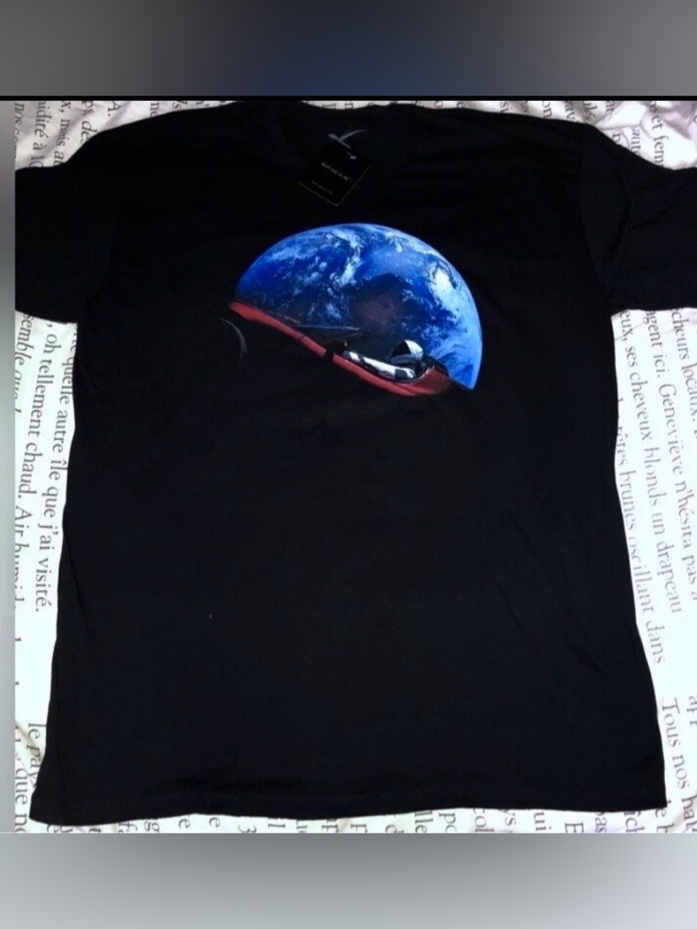 SPACE X Falcon Heavy Rocket Launch 2018 Tshirt Mens Sz XXL Aerospace History NEW